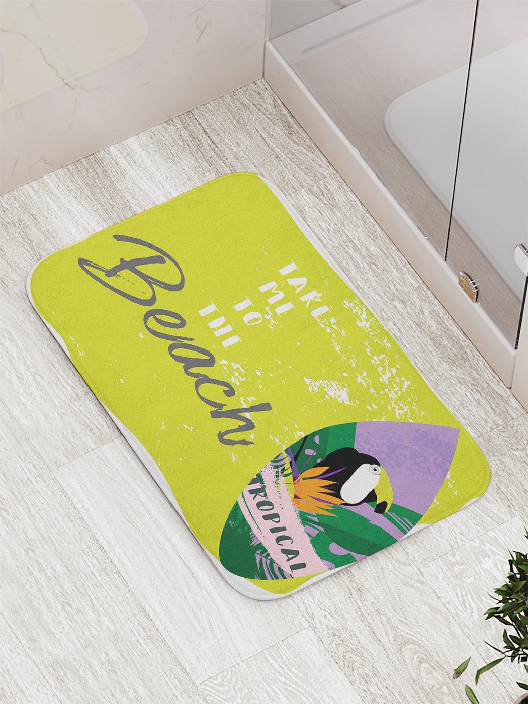 

Коврик противоскользящий для ванной, сауны, бассейна, 77х52 см bath_77403 JoyArty