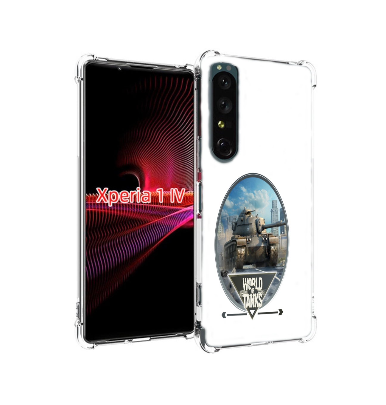 

Чехол накладка MyPads игра с танками для Sony Xperia 1 IV, Прозрачный, Tocco