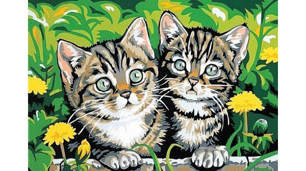 

Канва с рисунком MARGOT 'Котята' 30*40 см MRC722-167