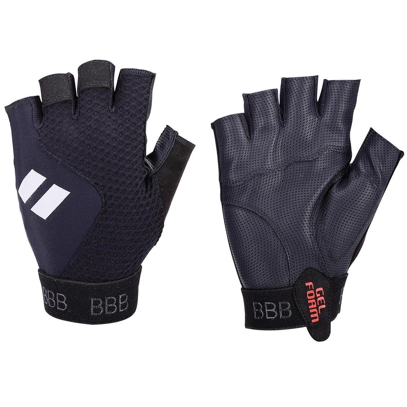 фото Велоперчатки bbb equipe, black, xxl