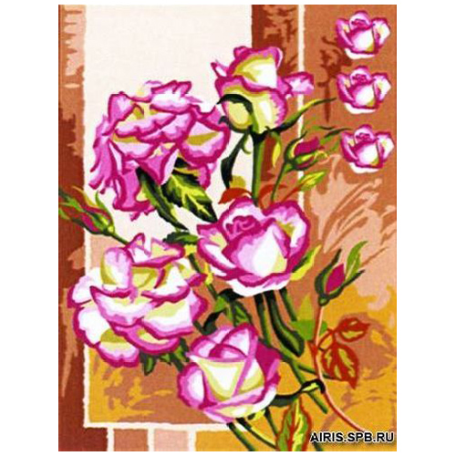 

Канва с рисунком MARGOT 'Розы' 40*50 см MRC1531-393