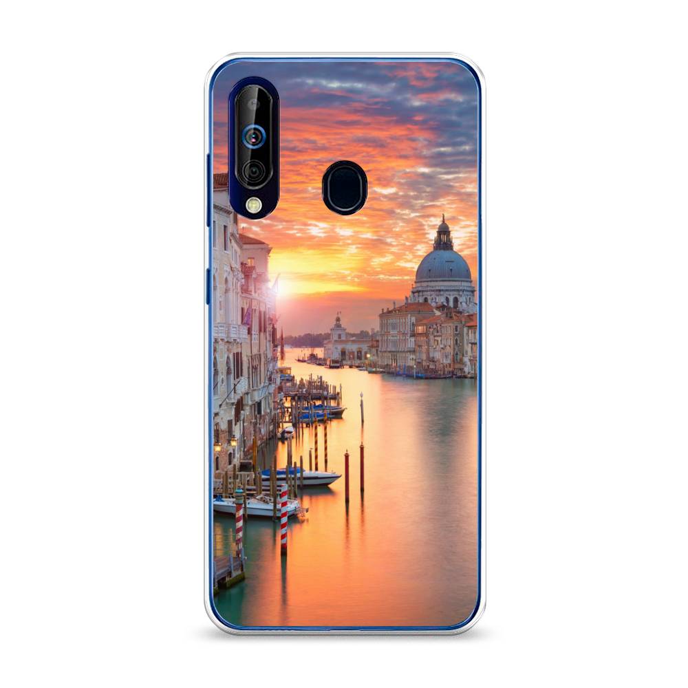 

Чехол на Samsung Galaxy A60 "Восход 11", Розовый;оранжевый, 28250-2