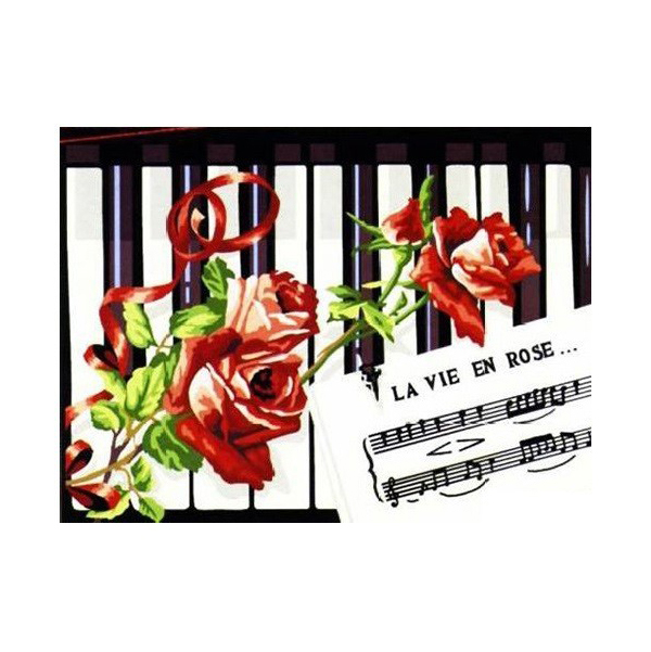 

Канва с рисунком MARGOT 'Ноты' 40*50 см MRC1531-381