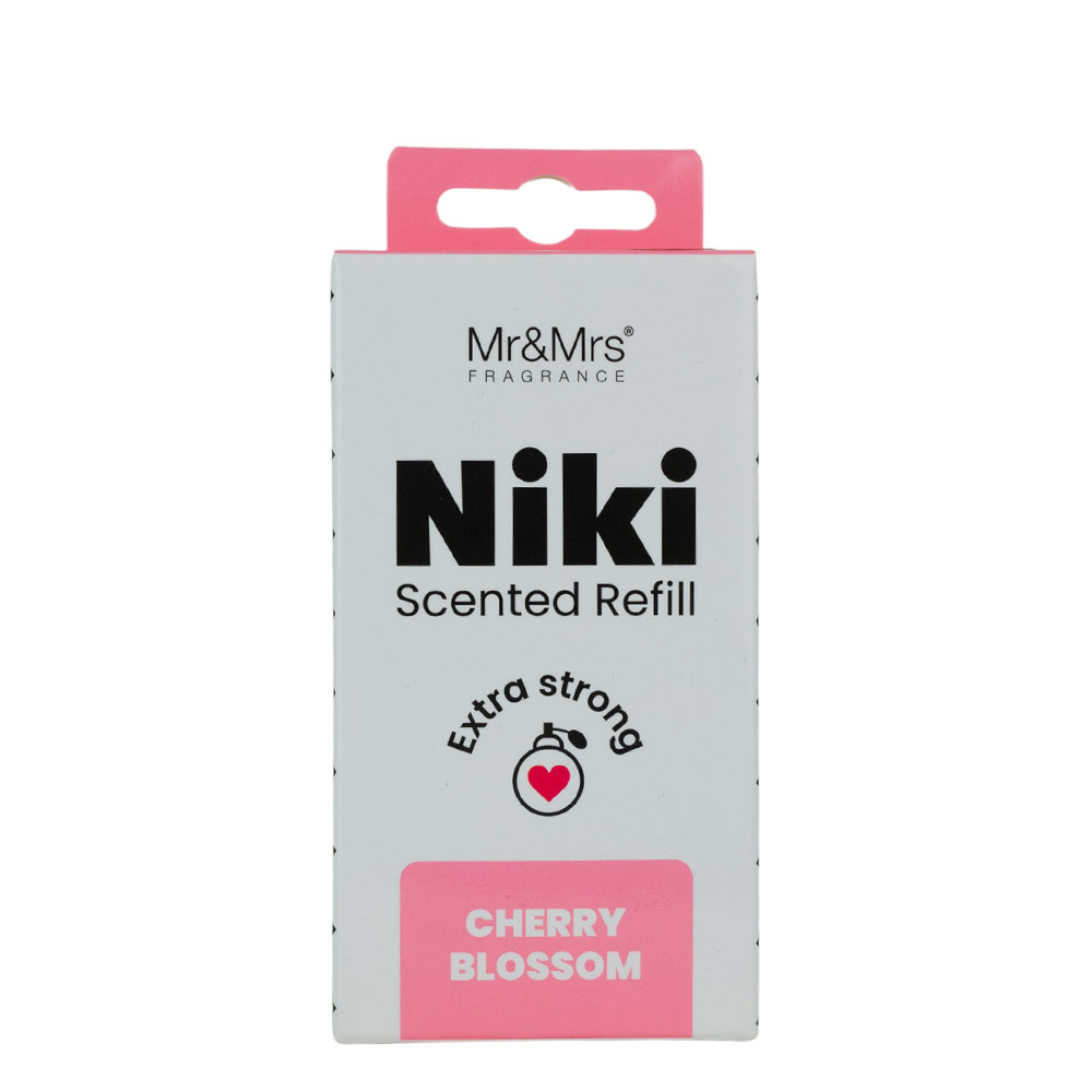 

Сменный блок для ароматизатора Mr&Mrs Fragrance Niki CHERRY BLOSSOM Цветы Вишни, Черный