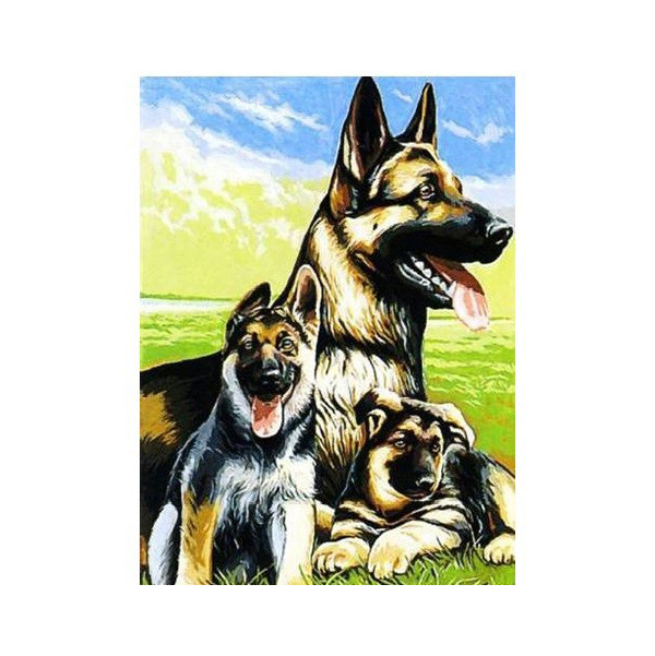 

Канва с рисунком MARGOT 'Овчарки' 40*50 см MRC1531-246
