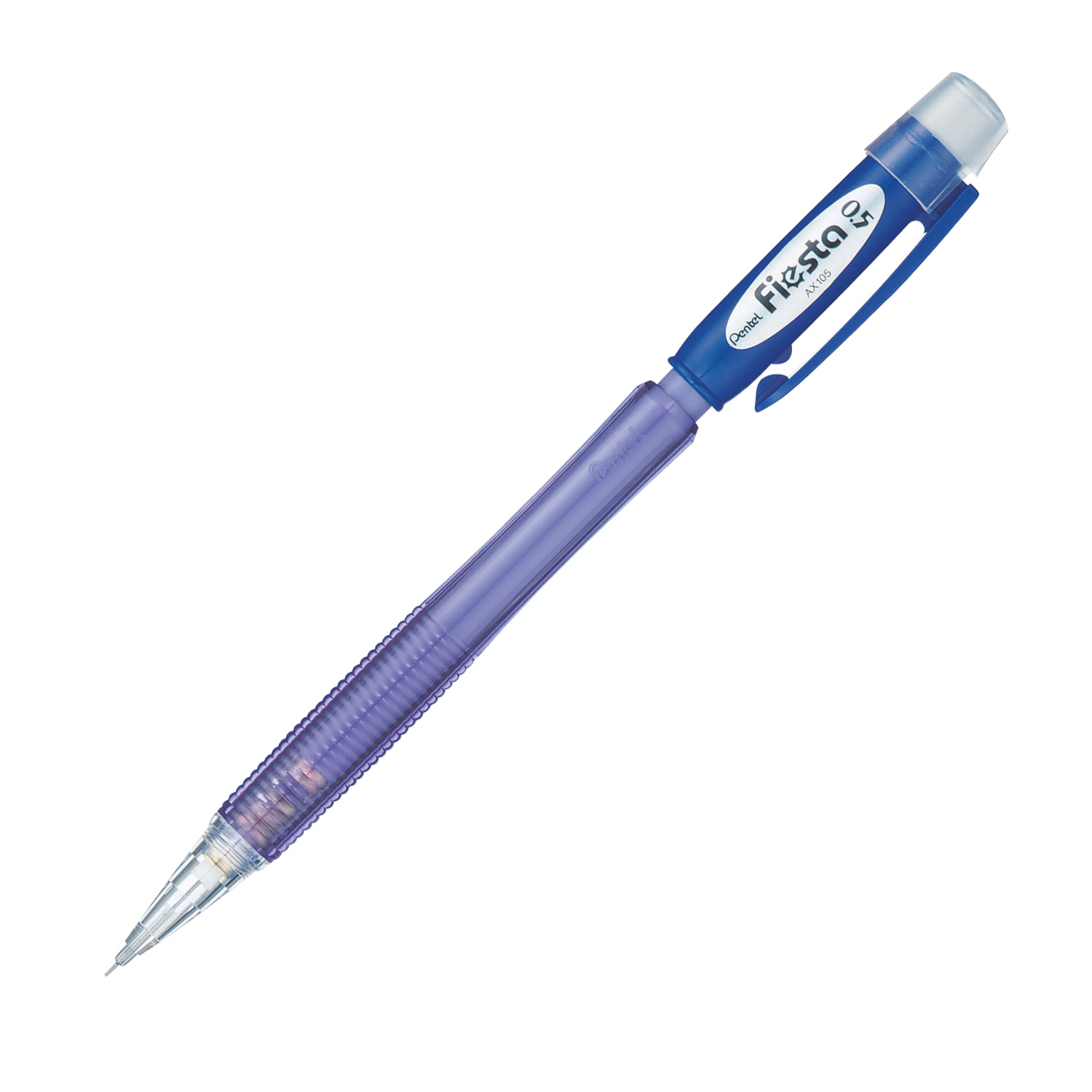 

Карандаш механический Pentel Fiesta AX105 0,5 мм синий, Серый