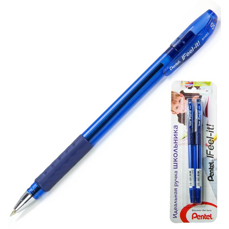 

Ручка шариковая Pentel синяя 2 шт