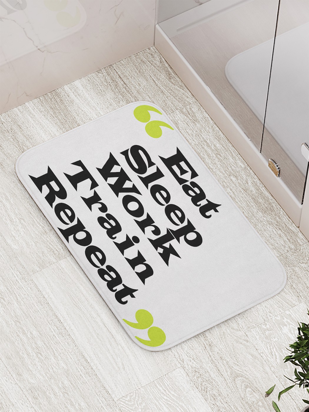 

Коврик противоскользящий для ванной, сауны, бассейна, 77х52 см bath_77336 JoyArty