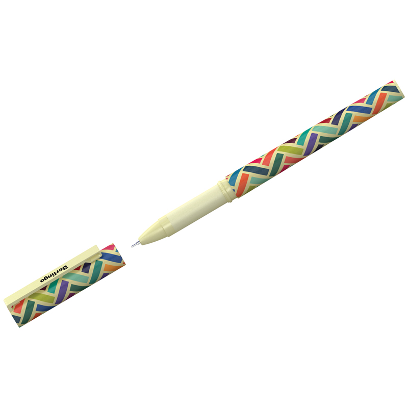 

Ручка шариковая Berlingo Funline XL Geometry, синяя, 0,7 мм, 1 шт.