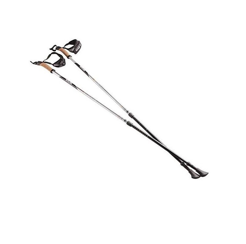 фото Палки для скандинавской ходьбы silva ex-pole alu adjustable, серый, 105-140 см