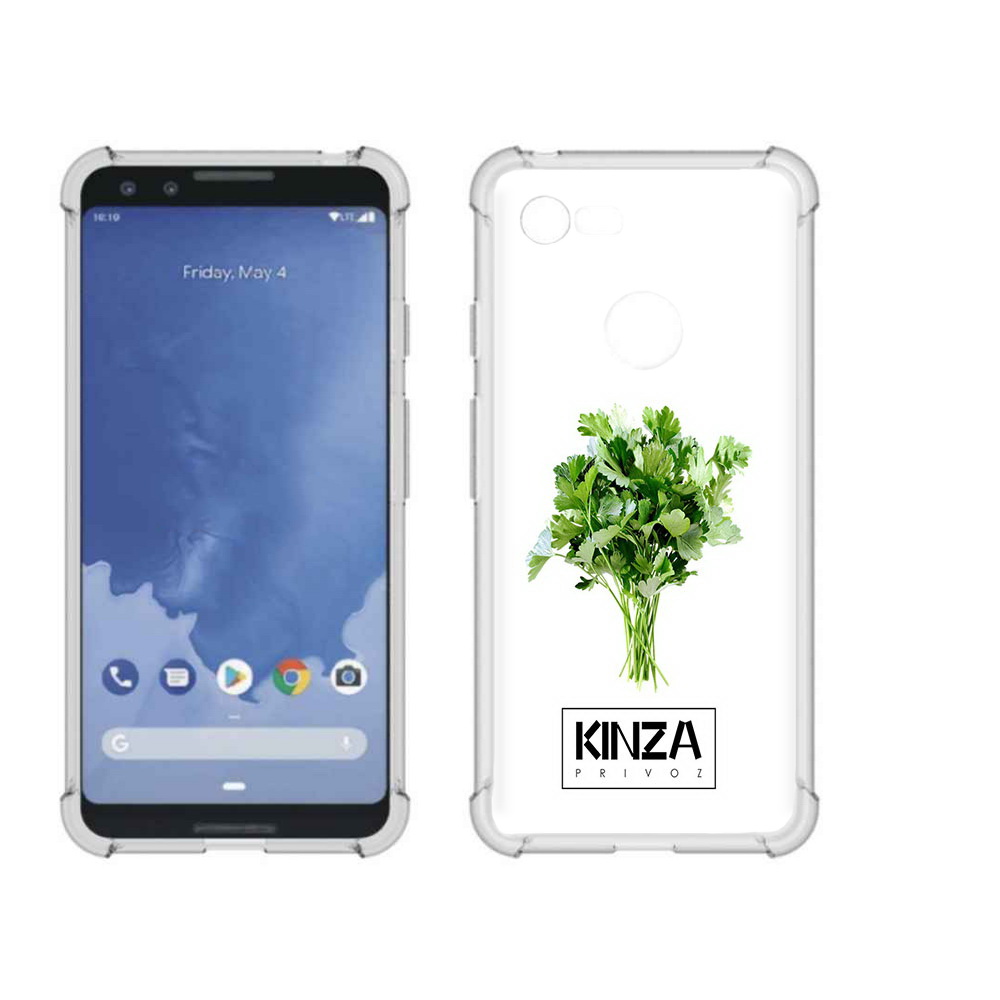

Чехол MyPads Tocco для Google Pixel 3 Бренд Кинза, Прозрачный, Tocco
