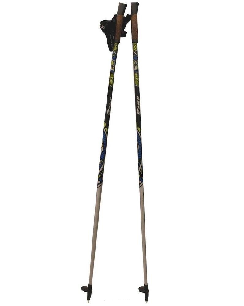 фото Палки для скандинавской ходьбы cober nordic walking tear green oval 120 см