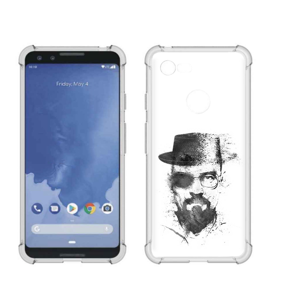 

Чехол MyPads Tocco для Google Pixel 3 загадочный человек, Прозрачный, Tocco