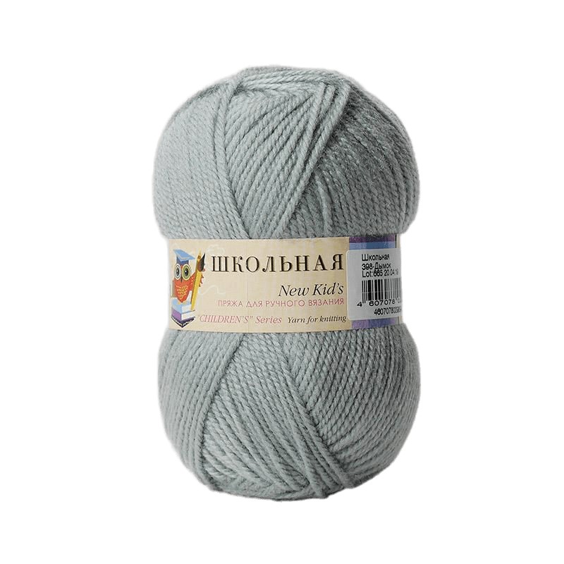 

Пряжа Пехорская Школьная 5 шт. в упак. цвет 398 дымок ПЕХ.ШК.398, 150 м от