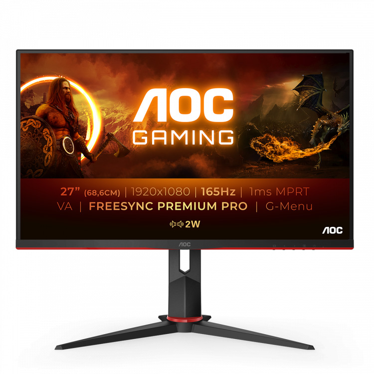 фото Монитор aoc gaming 27g2sae/bk 27" black