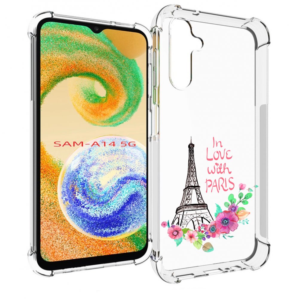 

Чехол MyPads любимый париж для Samsung Galaxy A14 5G, Прозрачный, Tocco