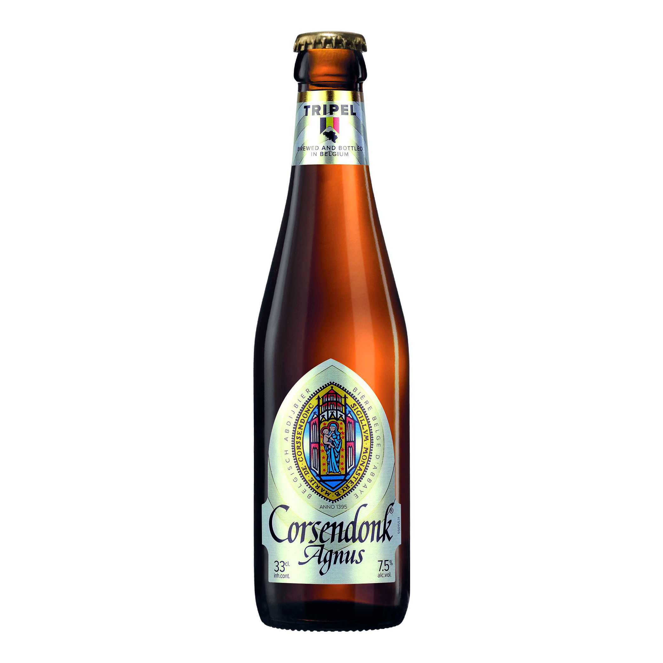 

Пиво Corsendonk Agnus Tripel светлое фильтрованное пастеризованное 7,5% 0,33 л