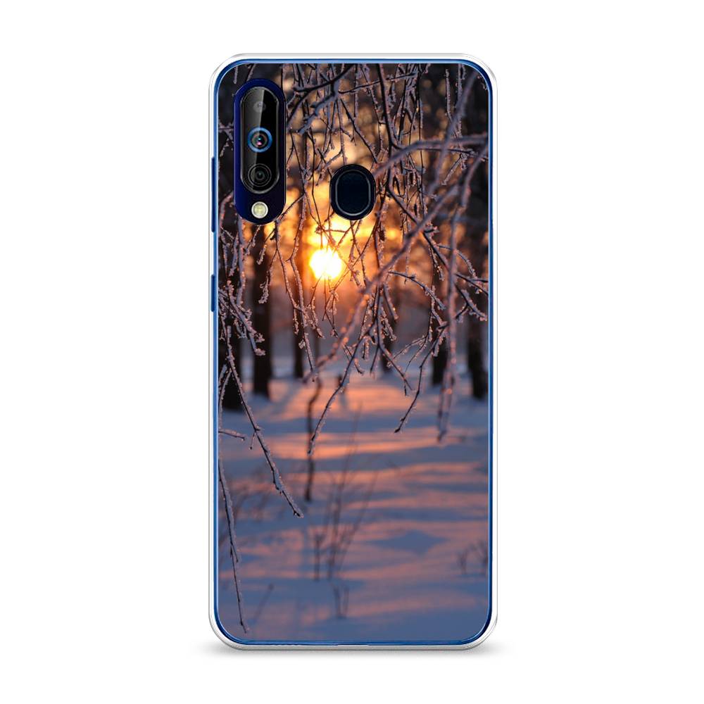 

Чехол на Samsung Galaxy A60 "Зима 7", Оранжевый;розовый;черный, 28250-2