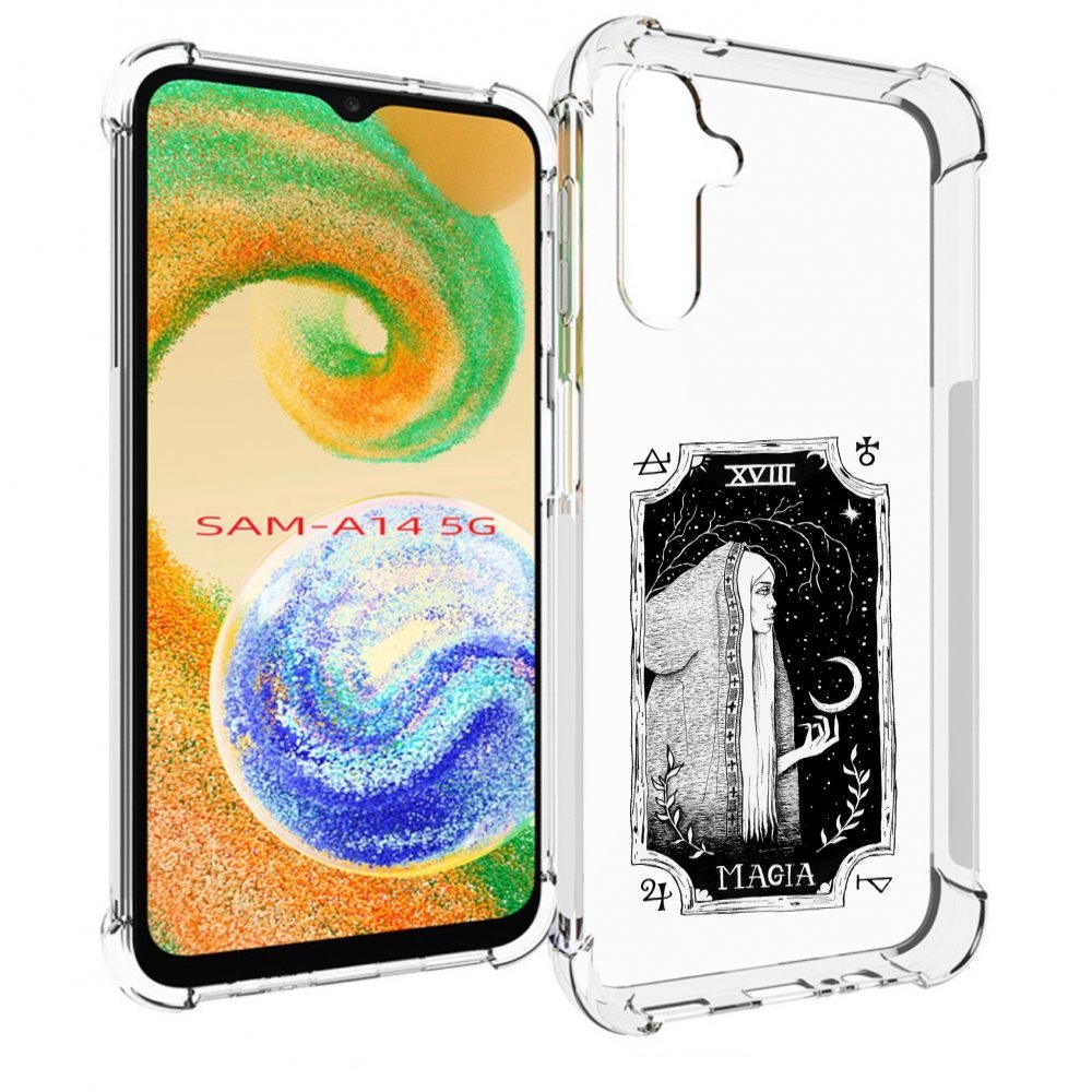 

Чехол MyPads лунная магия для Samsung Galaxy A14 5G, Прозрачный, Tocco