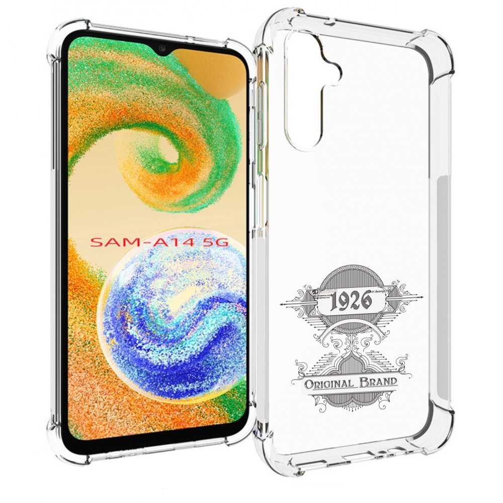 

Чехол MyPads логотип черно белый для Samsung Galaxy A14 5G, Прозрачный, Tocco