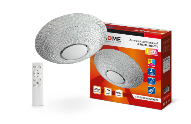 фото Светильник in home comfort crystal36вт