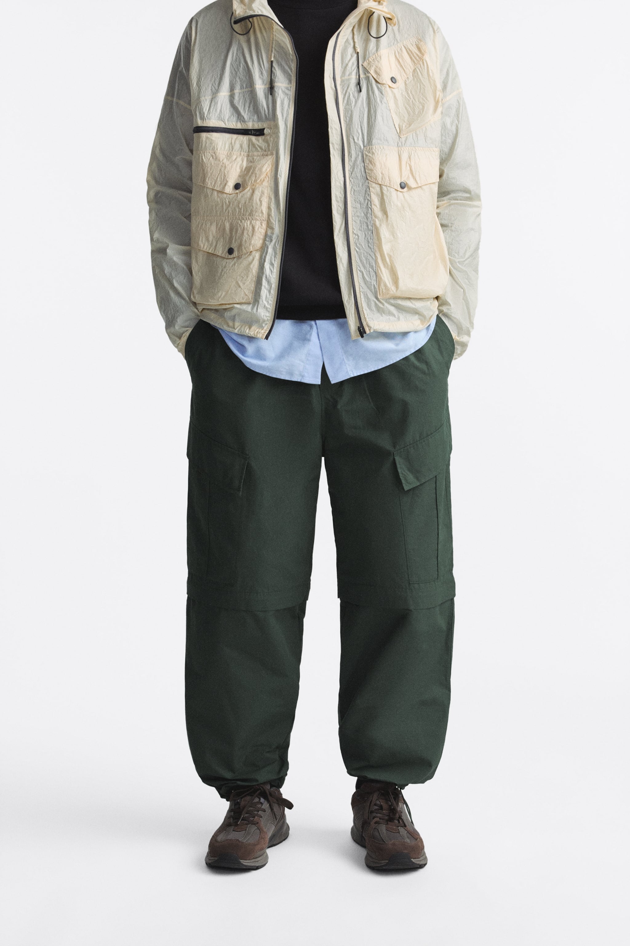 

Брюки мужские ZARA 05320413 зеленые M (доставка из-за рубежа), Зеленый, 05320413