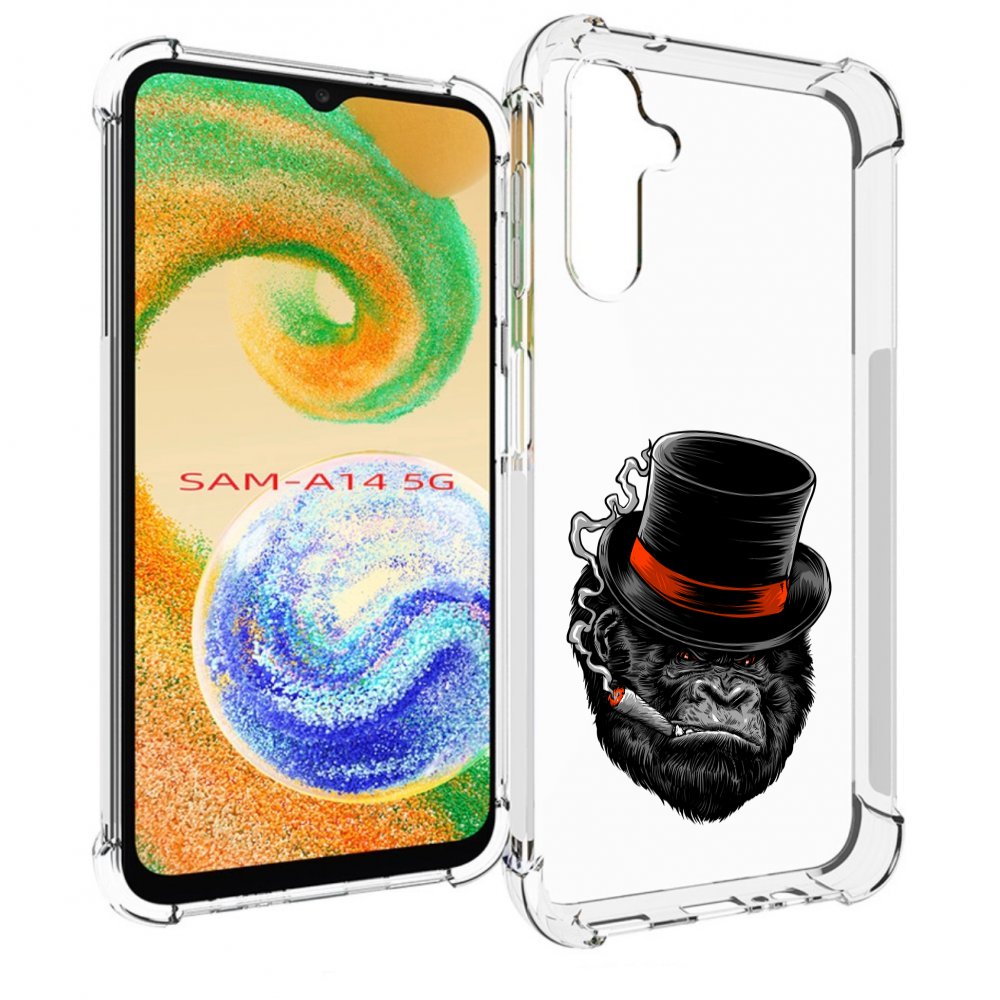 

Чехол MyPads дизайнерская горилла для Samsung Galaxy A14 5G, Прозрачный, Tocco