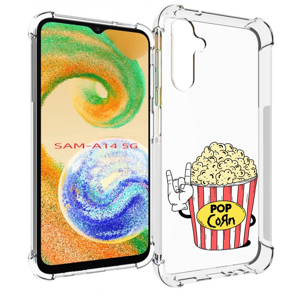 

Чехол MyPads крутой попкорн для Samsung Galaxy A14 5G, Прозрачный, Tocco