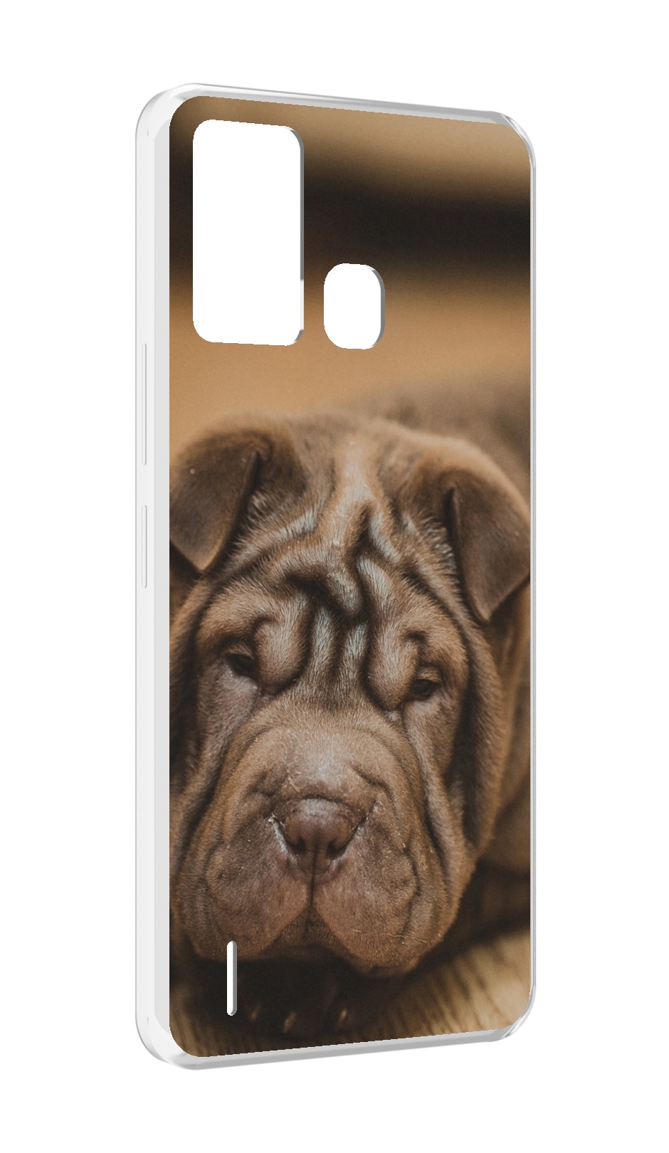 

Чехол MyPads шарпеи для ITEL S16 / ITEL Vision 1 Pro, Прозрачный, Tocco