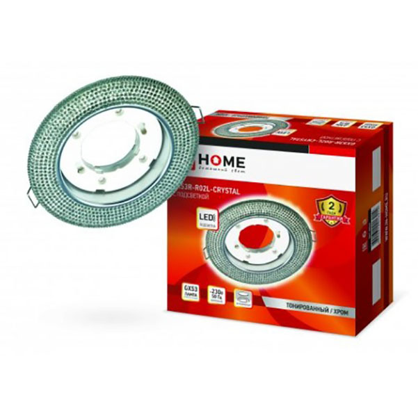 

(МП)Светил. IN HOME GX53RcrystalR02LGX53, GX53R-crystal R02L под лампу GX53 230B
