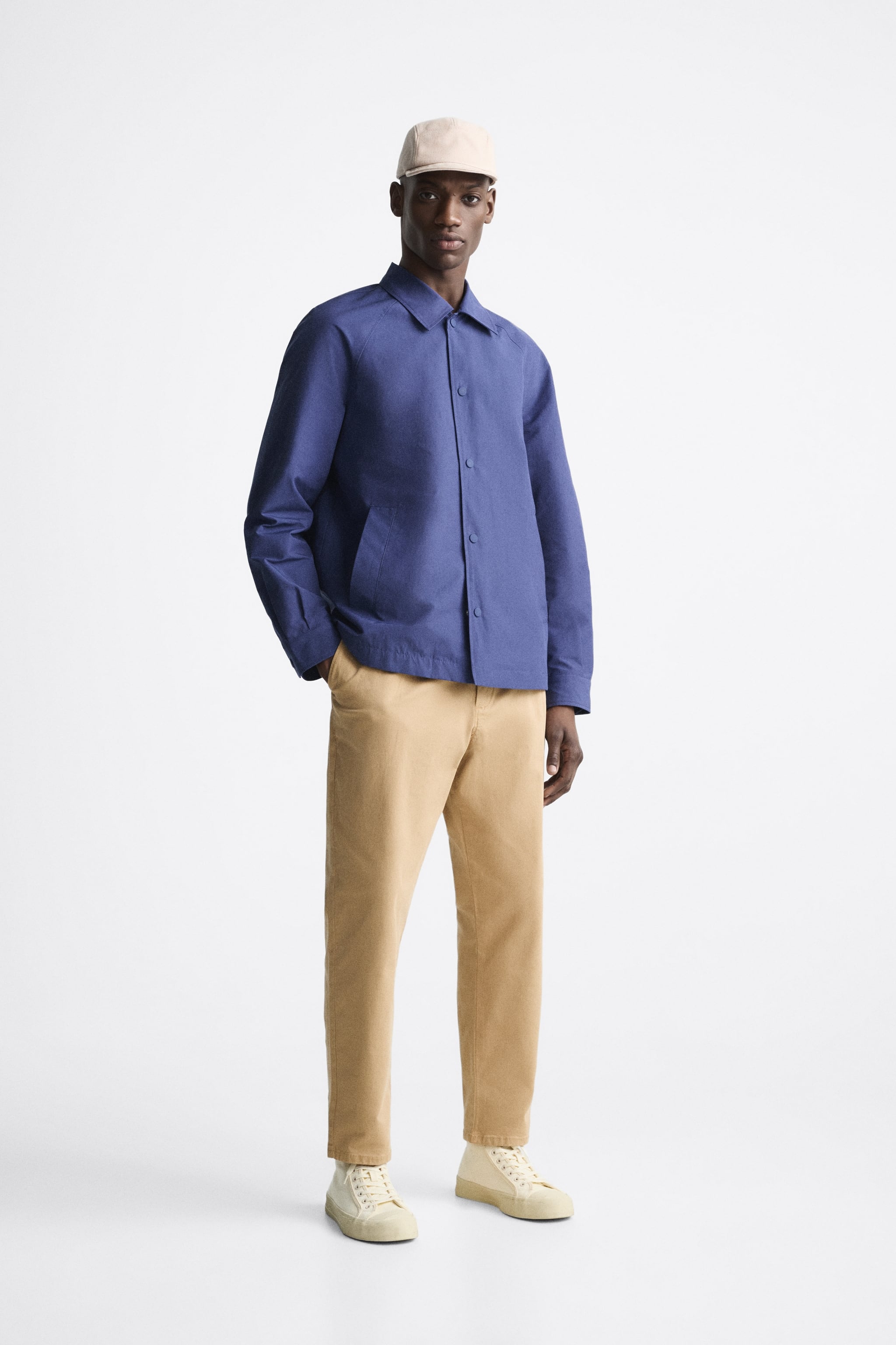 

Рубашка мужская ZARA 07627330 синяя XL (доставка из-за рубежа), Синий, 07627330