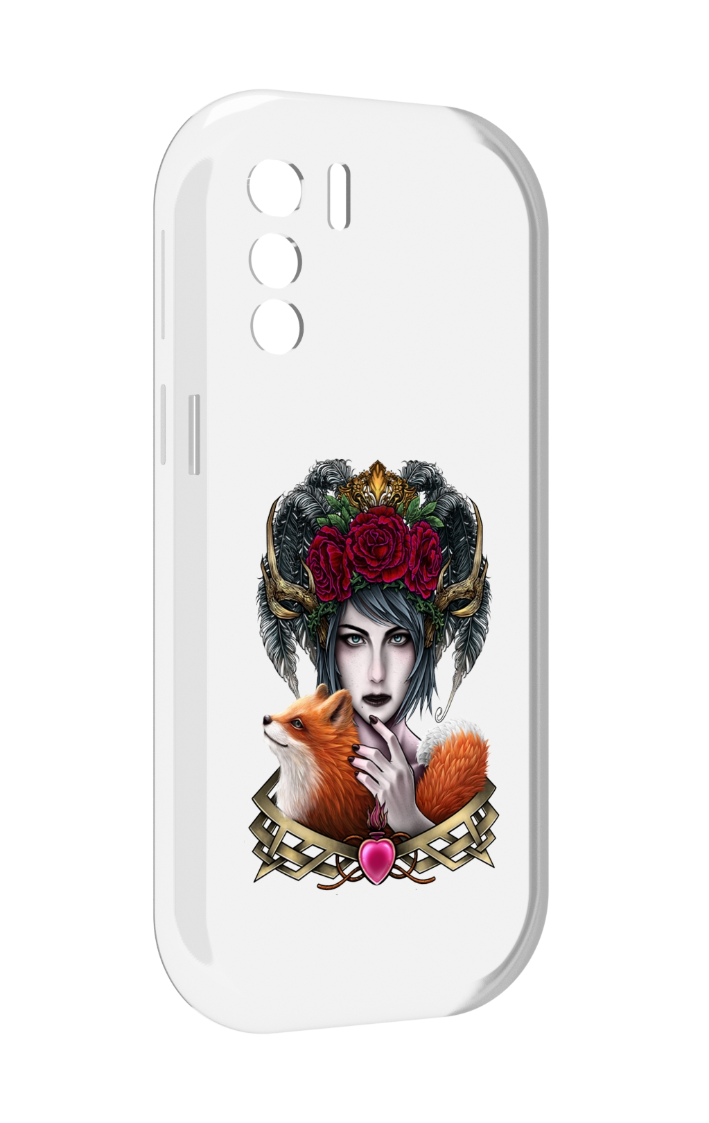 

Чехол MyPads девушка с лисой для UleFone Note 13P, Прозрачный, Tocco