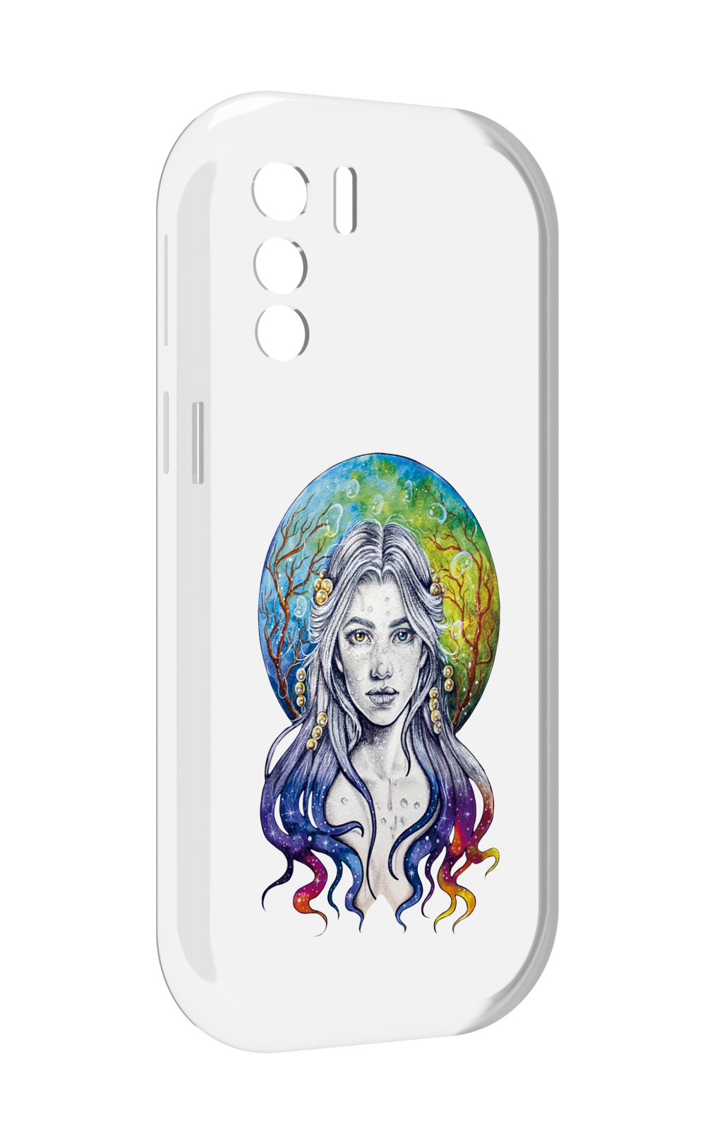 

Чехол MyPads девушка с красивыми волосами для UleFone Note 13P, Прозрачный, Tocco