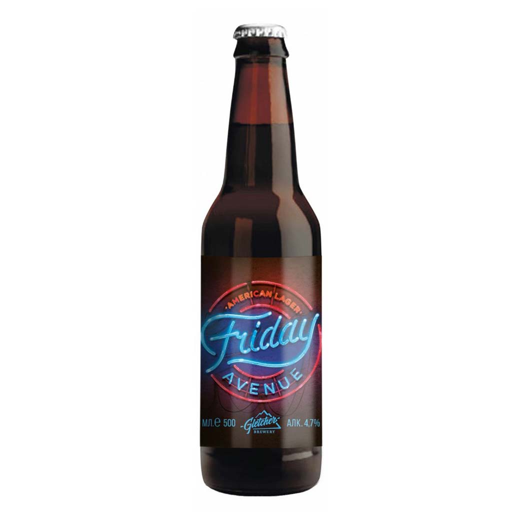 

Пиво Friday Avenue светлое 4,7% 0,5 л
