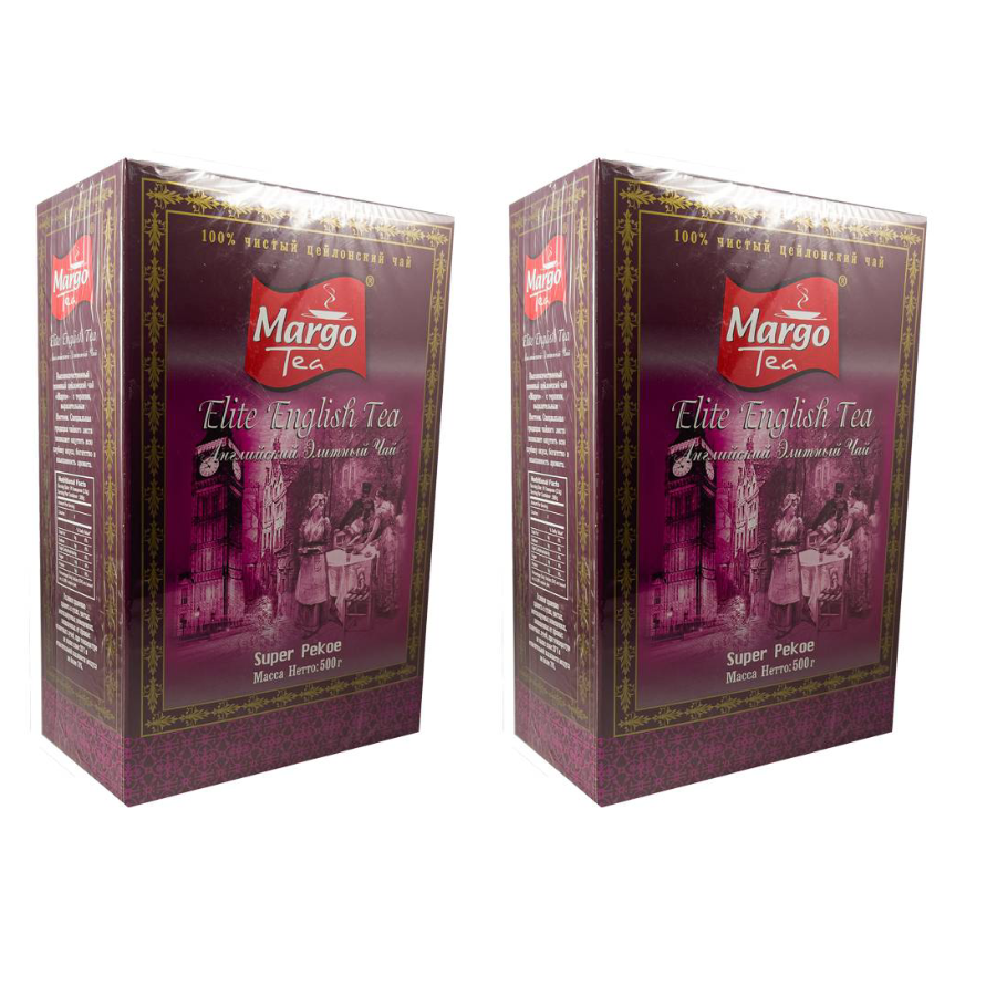 

Чай черный Margo Супер Пеко, 500 г х 2 шт