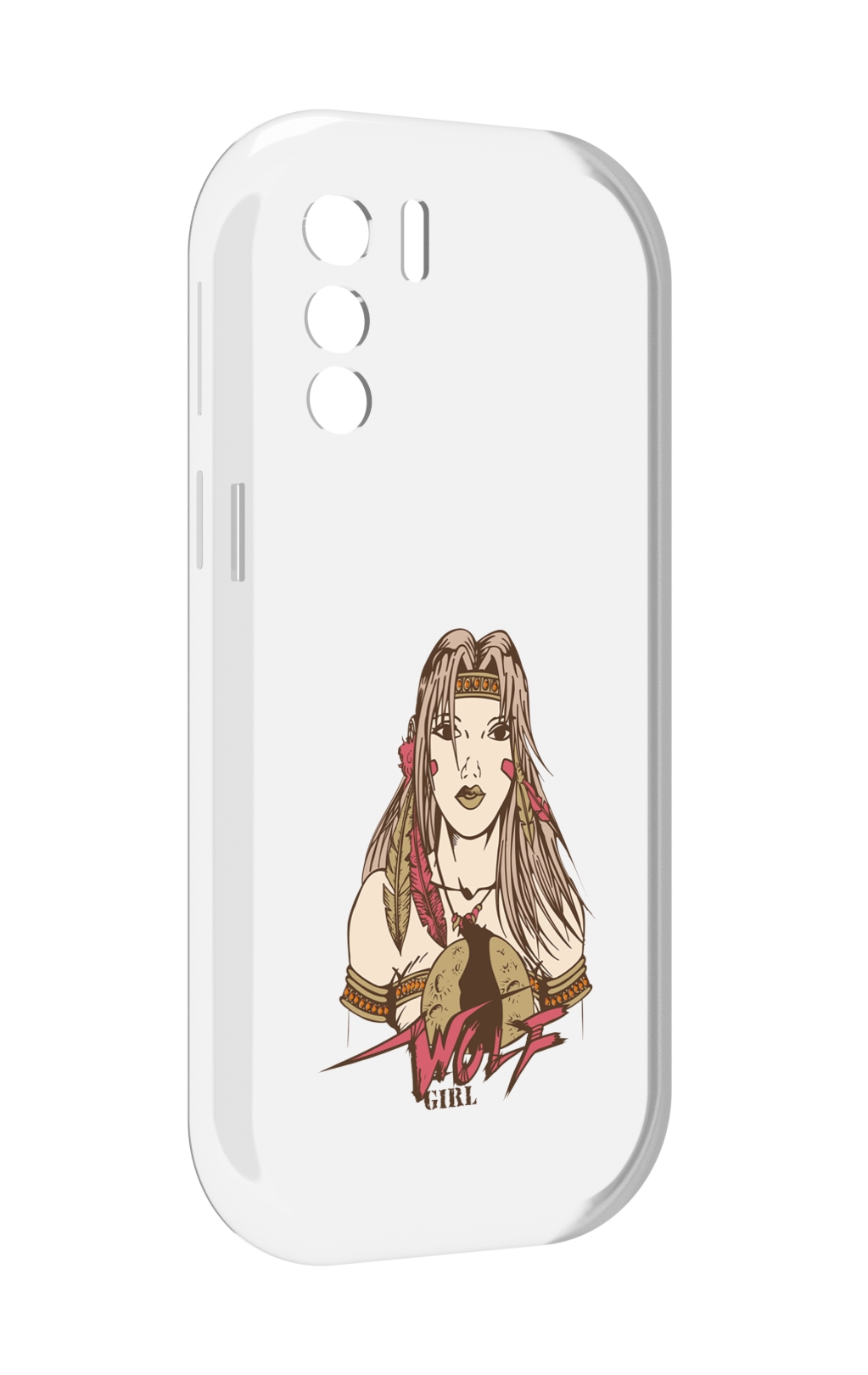 

Чехол MyPads девушка волк для UleFone Note 13P, Прозрачный, Tocco