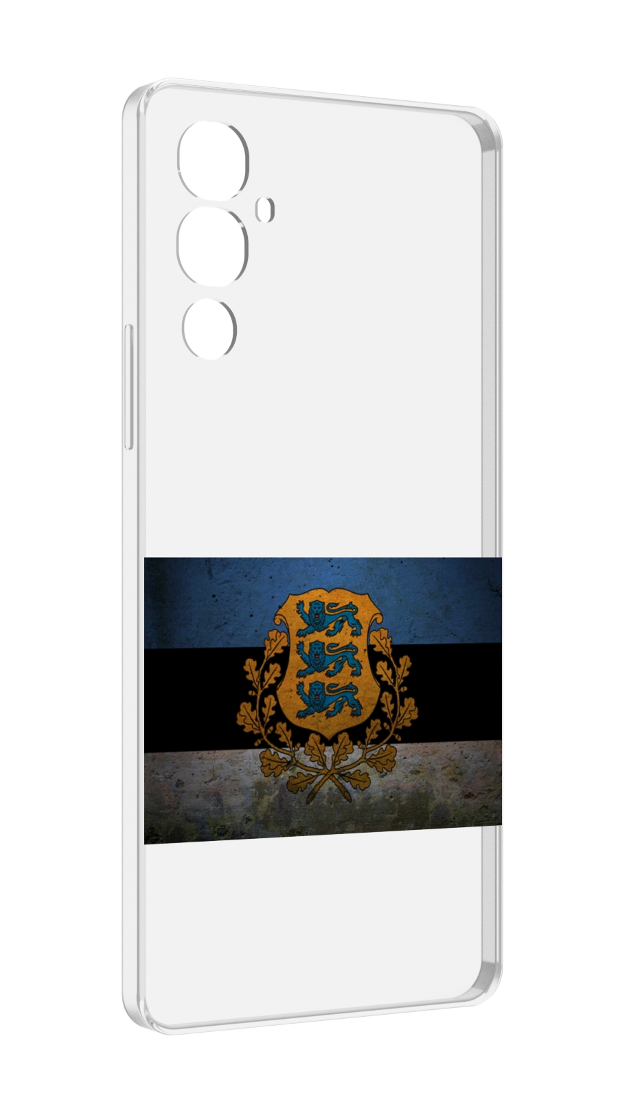 

Чехол MyPads герб флаг эстонии-1 для Tecno Pova 4, Прозрачный, Tocco
