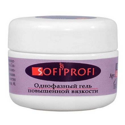 

Однофазный гель SOFIPROFI прозрачный, 15 г