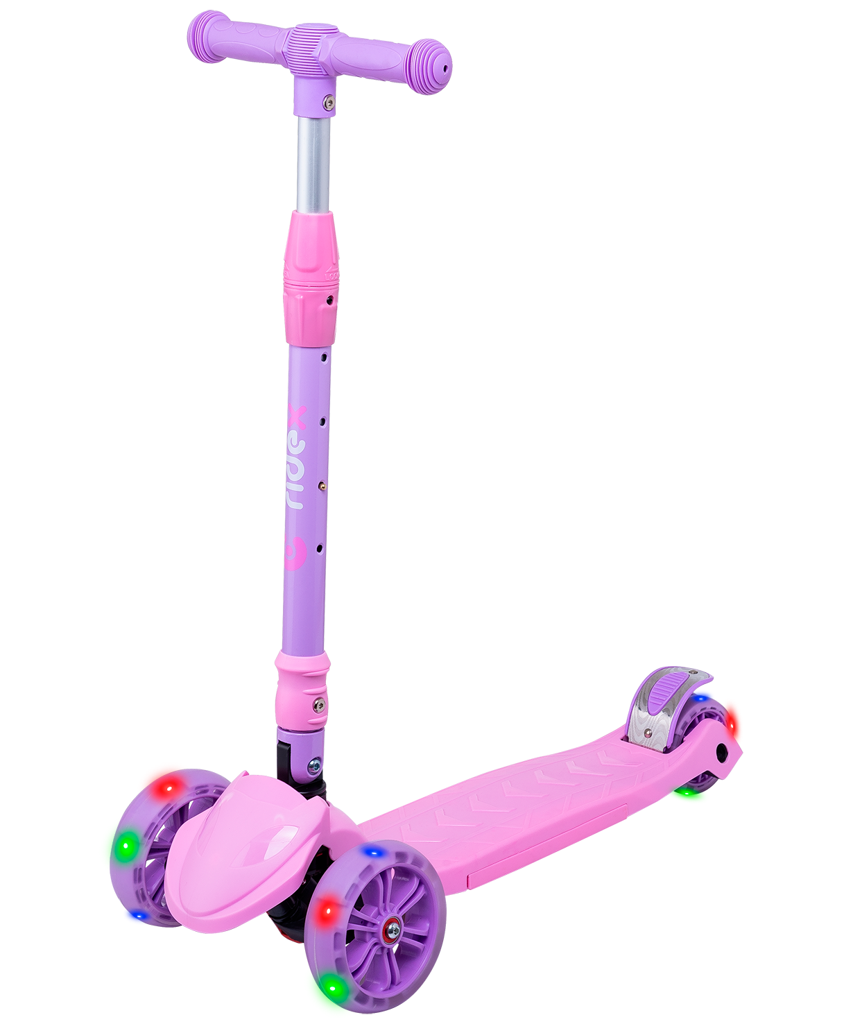 

Без упаковки самокат Ridex 3-колесный Bunny, 135/90 мм, розовый/фиолетовый