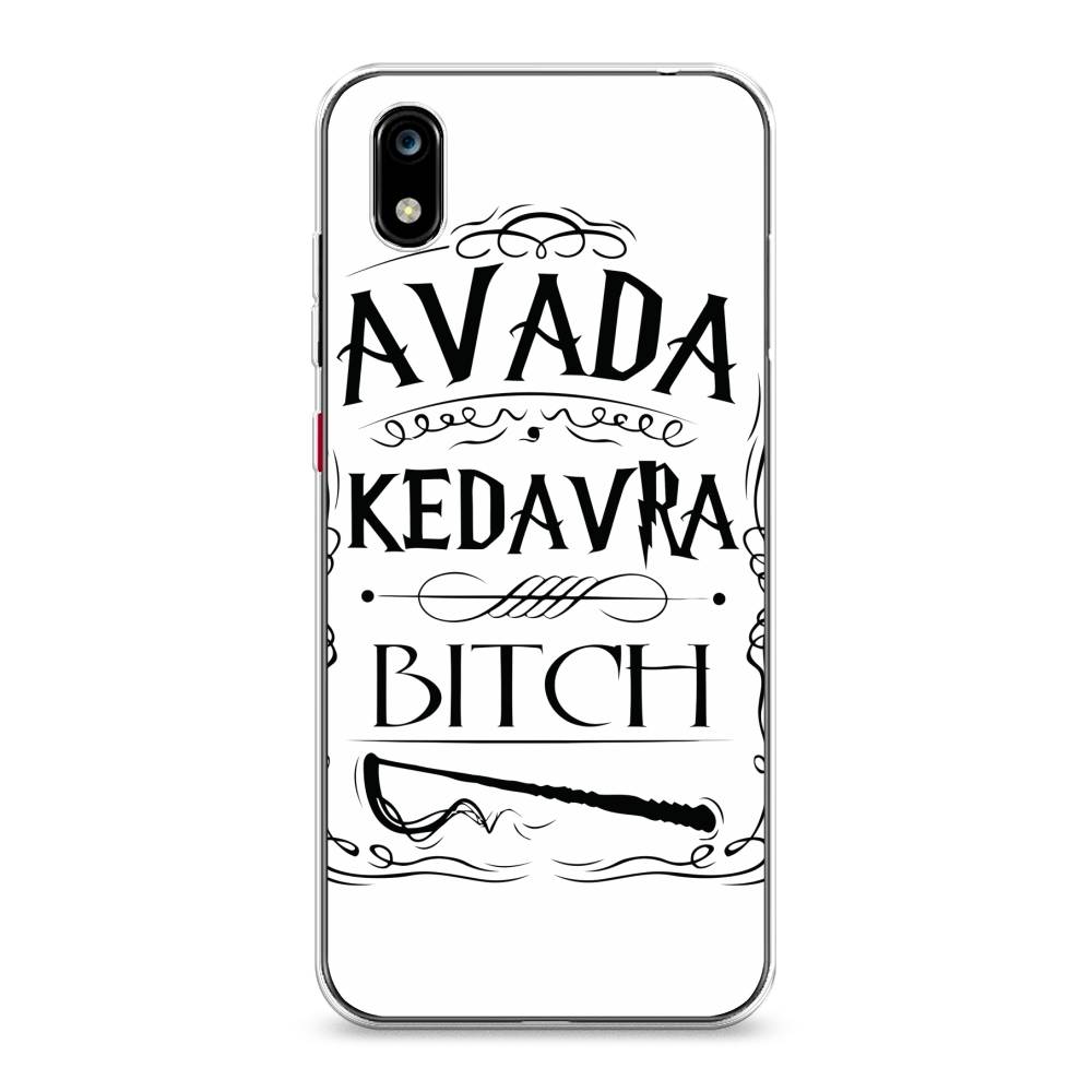 

Чехол на ZTE Blade A7 2019 "Avada kedavra bitch", Белый;серый;черный, 133150-6
