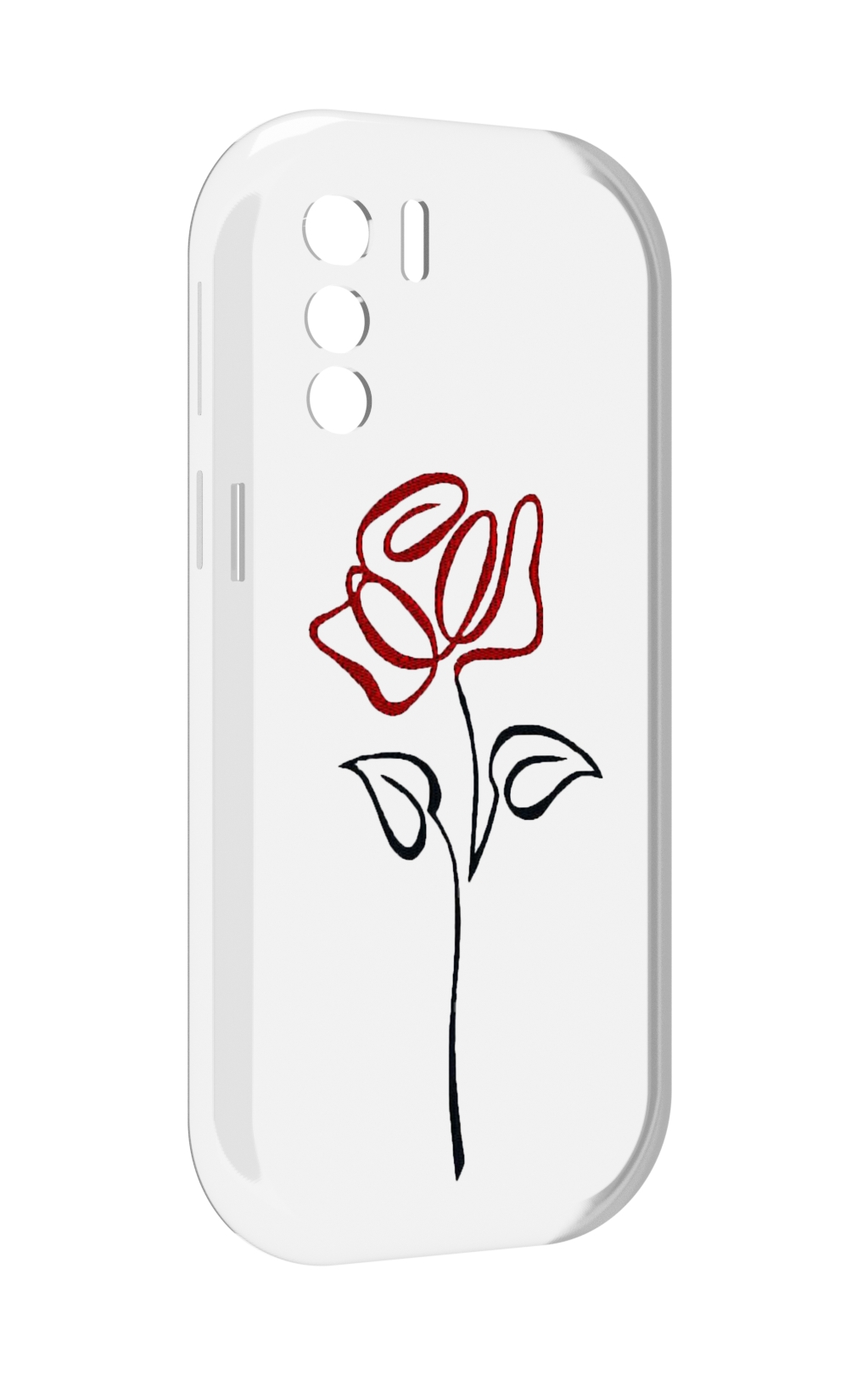 

Чехол MyPads цветок в одну линию для UleFone Note 13P, Прозрачный, Tocco
