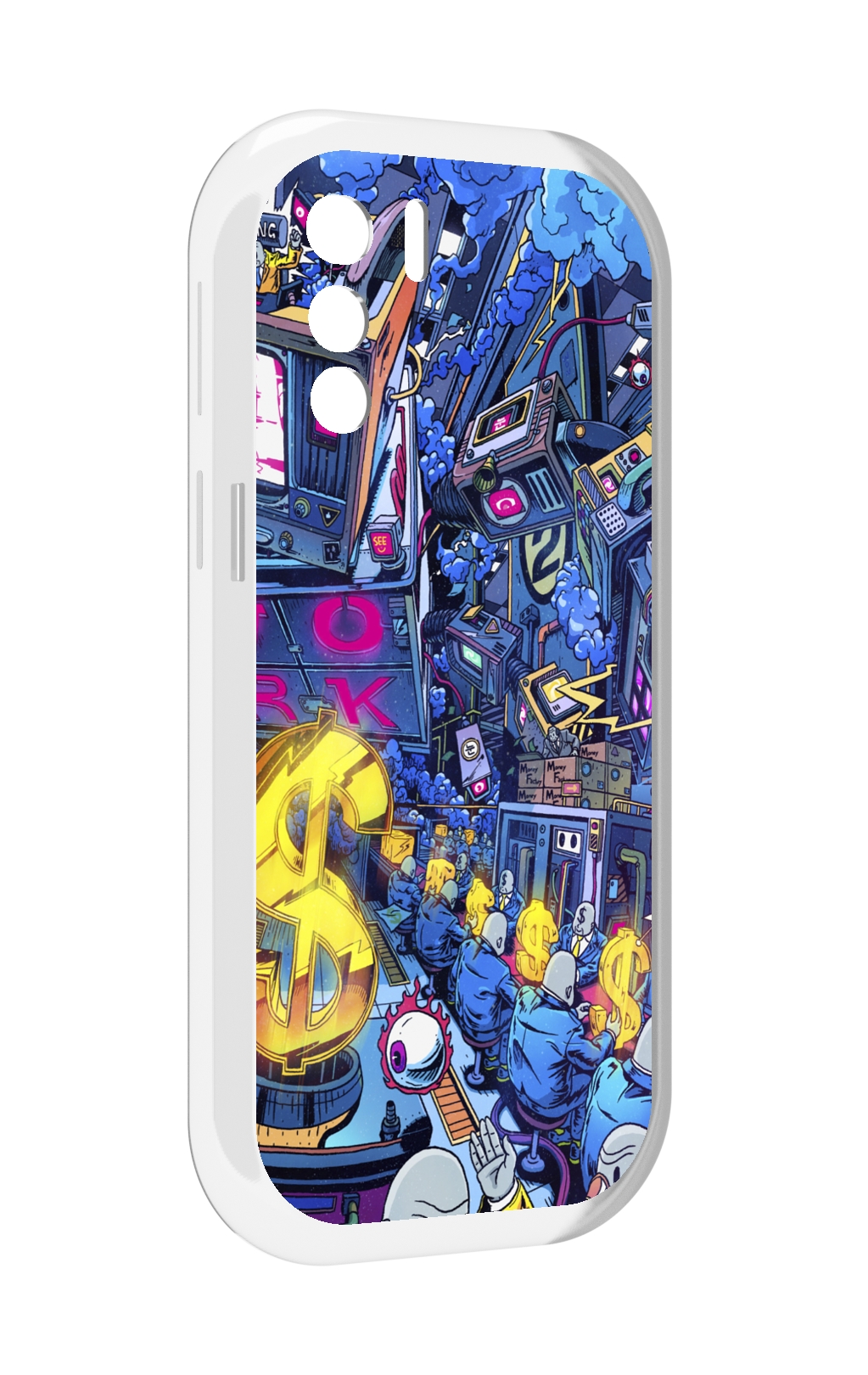 

Чехол MyPads футуристичная картинка для UleFone Note 13P, Прозрачный, Tocco