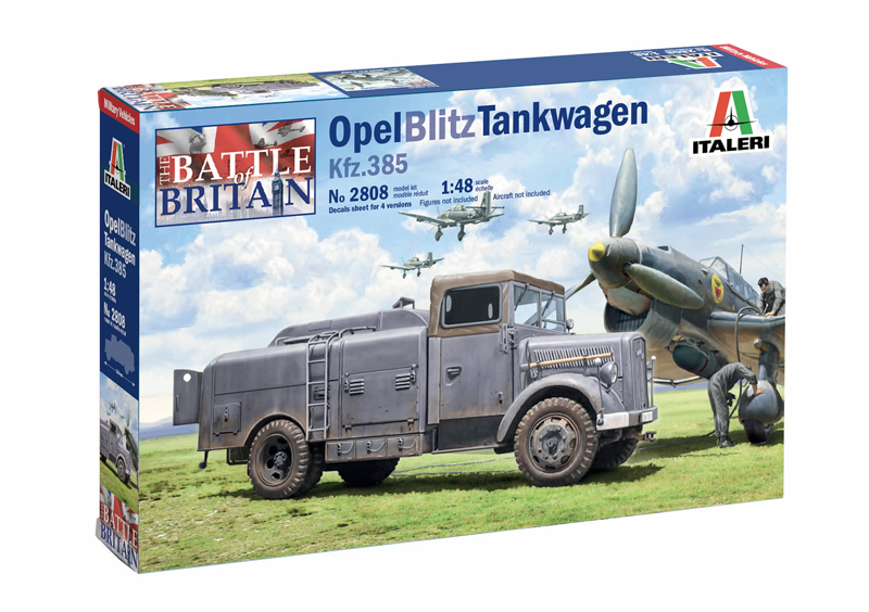 

Сборная модель Italeri 1/48 Автомобиль OPEL BLITZ TANKWAGEN Kfz. 385 2808