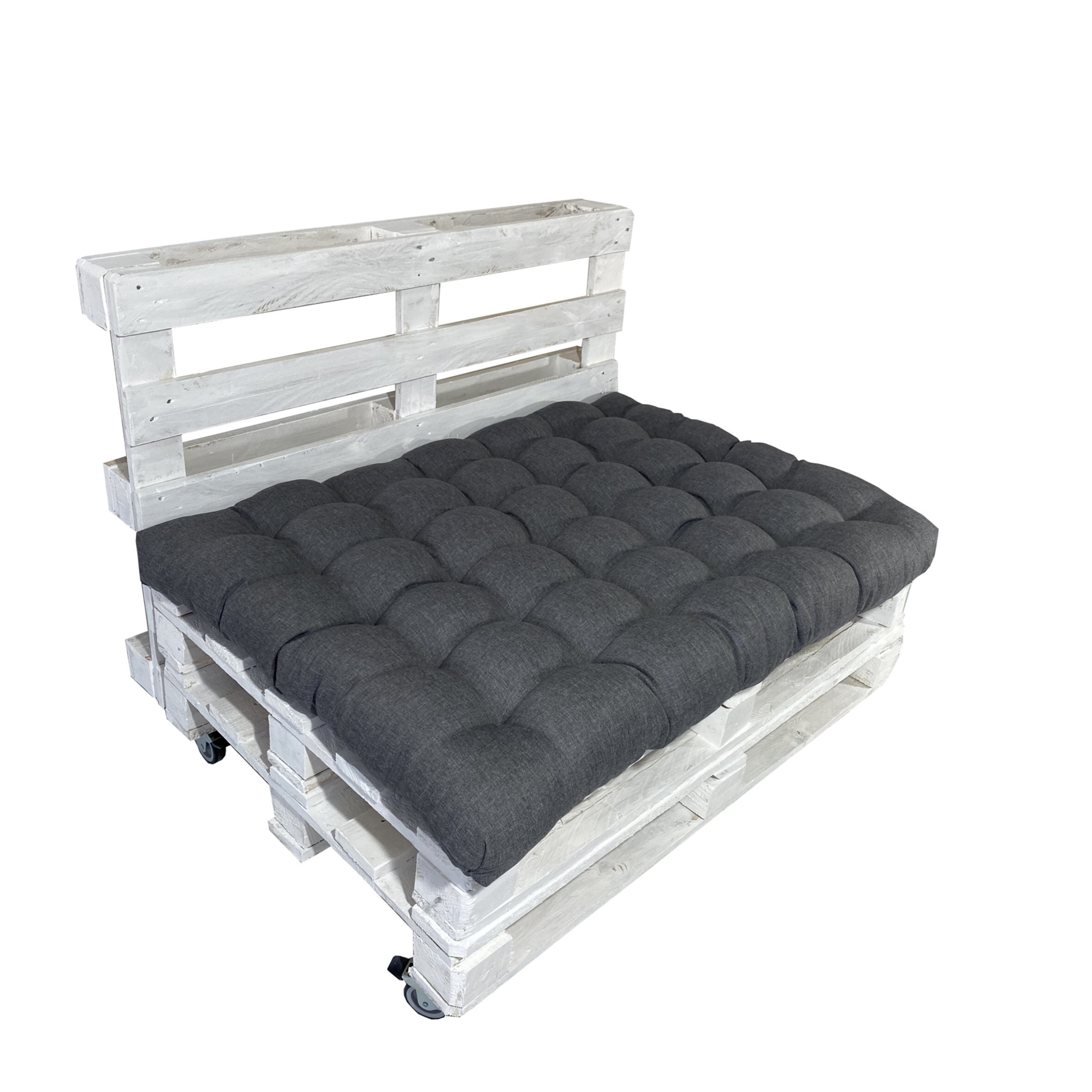 Подушка для мебели из паллет 120х80х12 Everena Pallet Soft grey