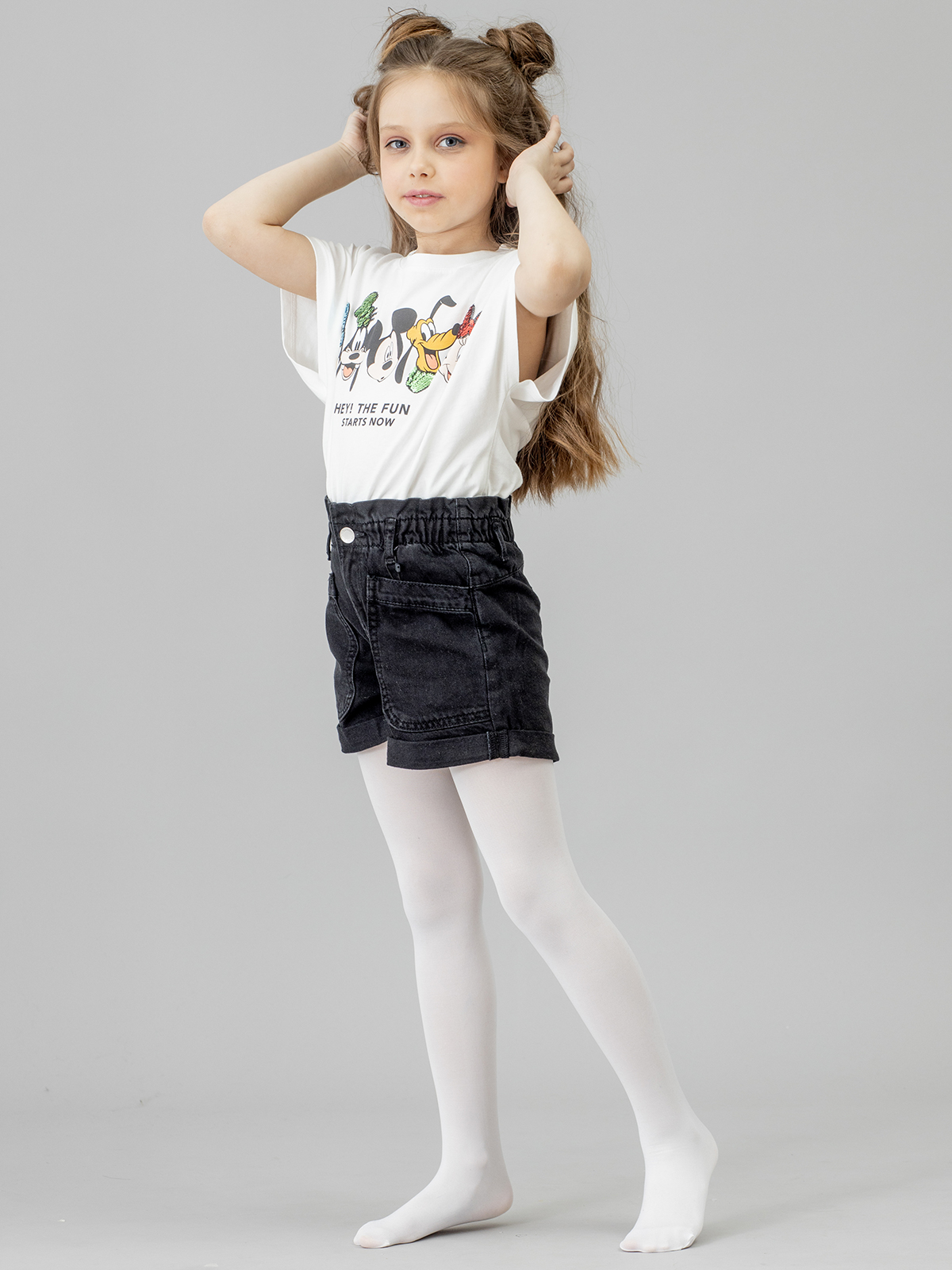 

Колготки детские Giulia, цв. белый р.128, KETTY40