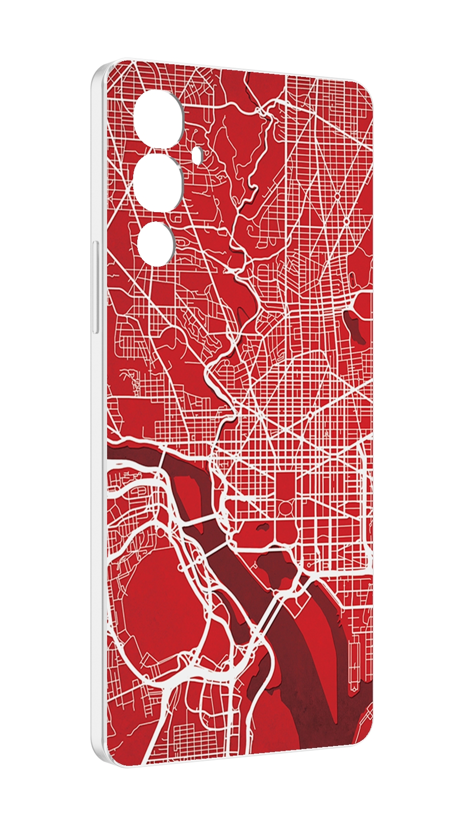 

Чехол MyPads векторная-карта для Tecno Pova 4, Прозрачный, Tocco