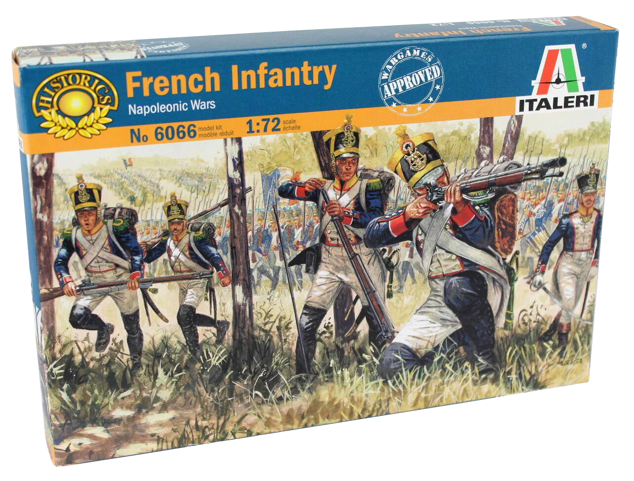 

Сборная модель Italeri 1/72 Французская пехота, 48 фигур 6066