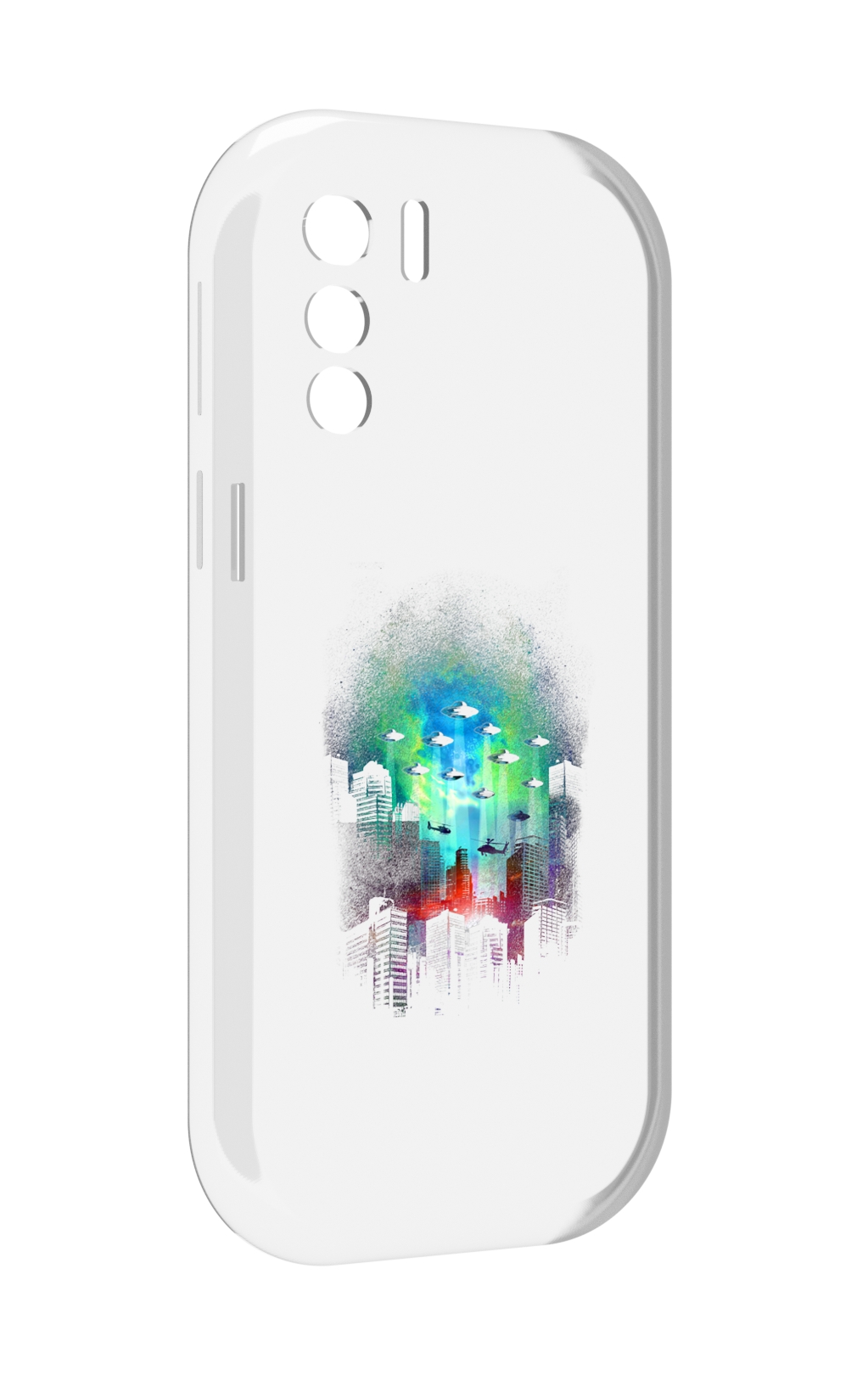 

Чехол MyPads город в свечении для UleFone Note 13P, Прозрачный, Tocco