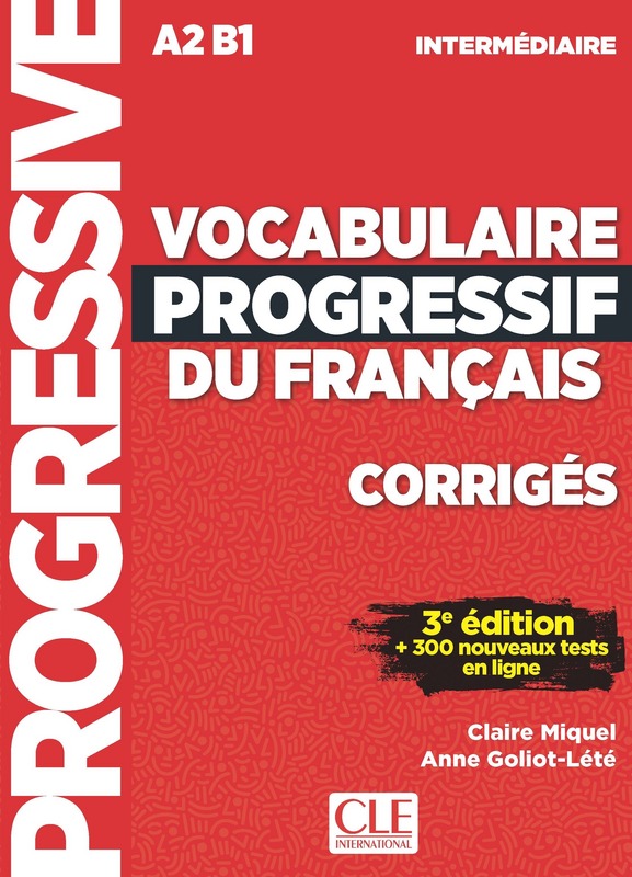 фото Книга vocabulaire progressif du français: 3eme edition intermédiaire - corrigés cle international