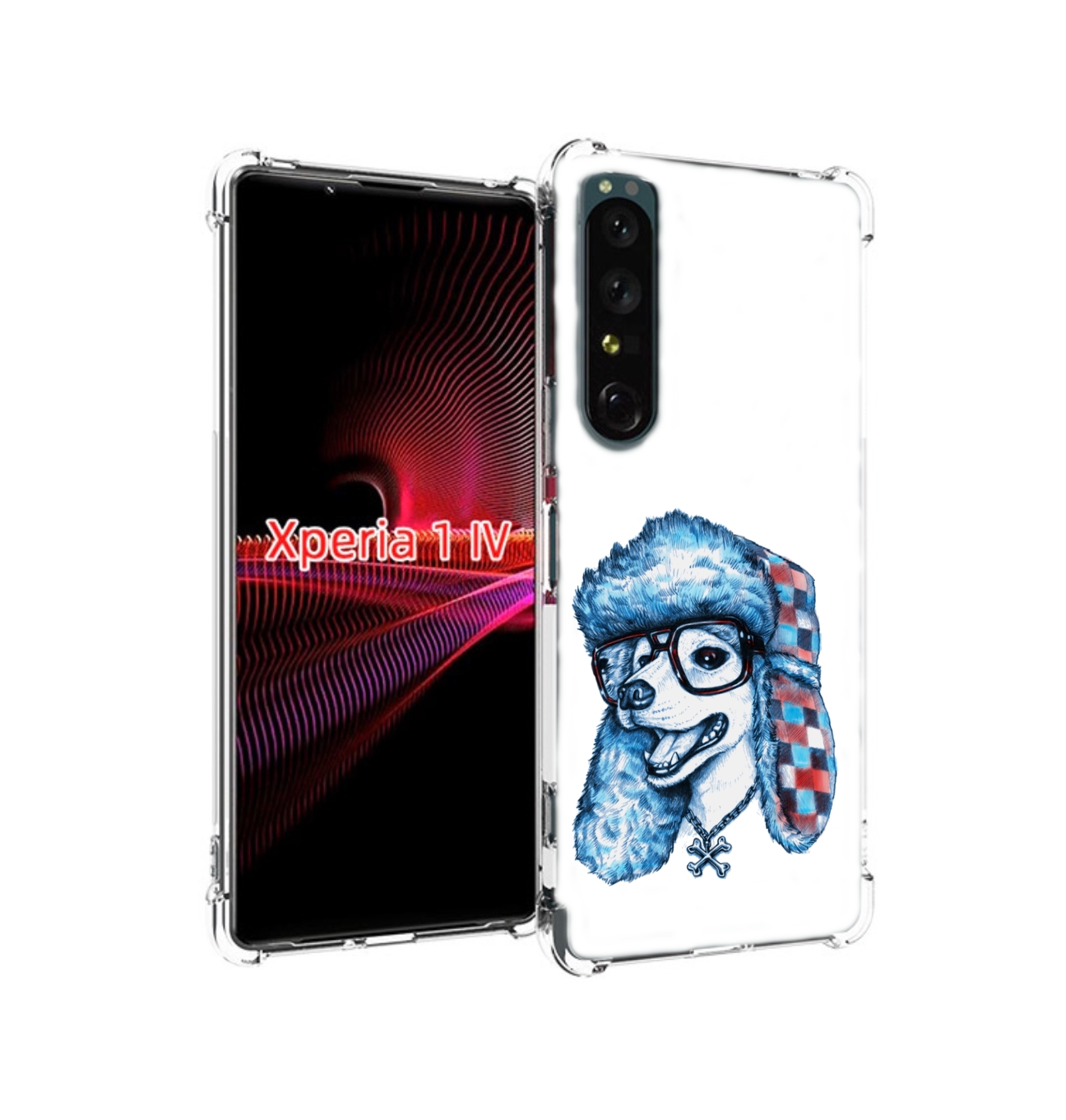 

Чехол накладка MyPads зимний пес для Sony Xperia 1 IV, Прозрачный, Tocco